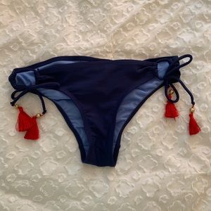 BRAND NEW NEVER WORN bathing suit bottom w tassles
